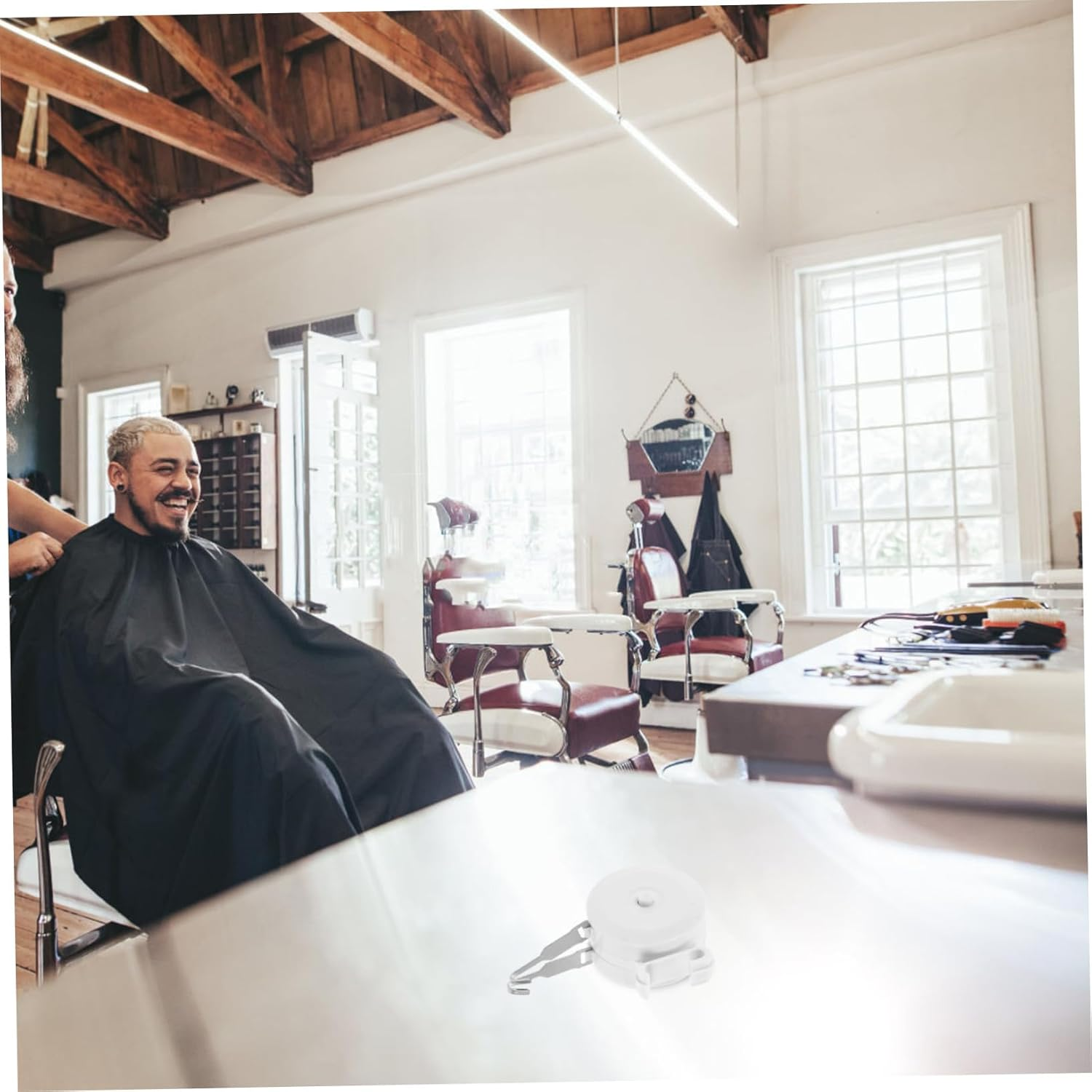 Healvian Hair Curling Machine Wire Box Hair Dye Accessories Hanging Wire Hook for Home Use image number 5