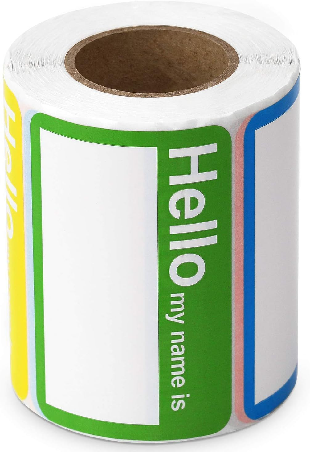 Methdic 5 Colors (Hello My Name Is) Name Tags Stickers 400 Labels for Office, Meeting, School, Teachers and Mailing image number 3