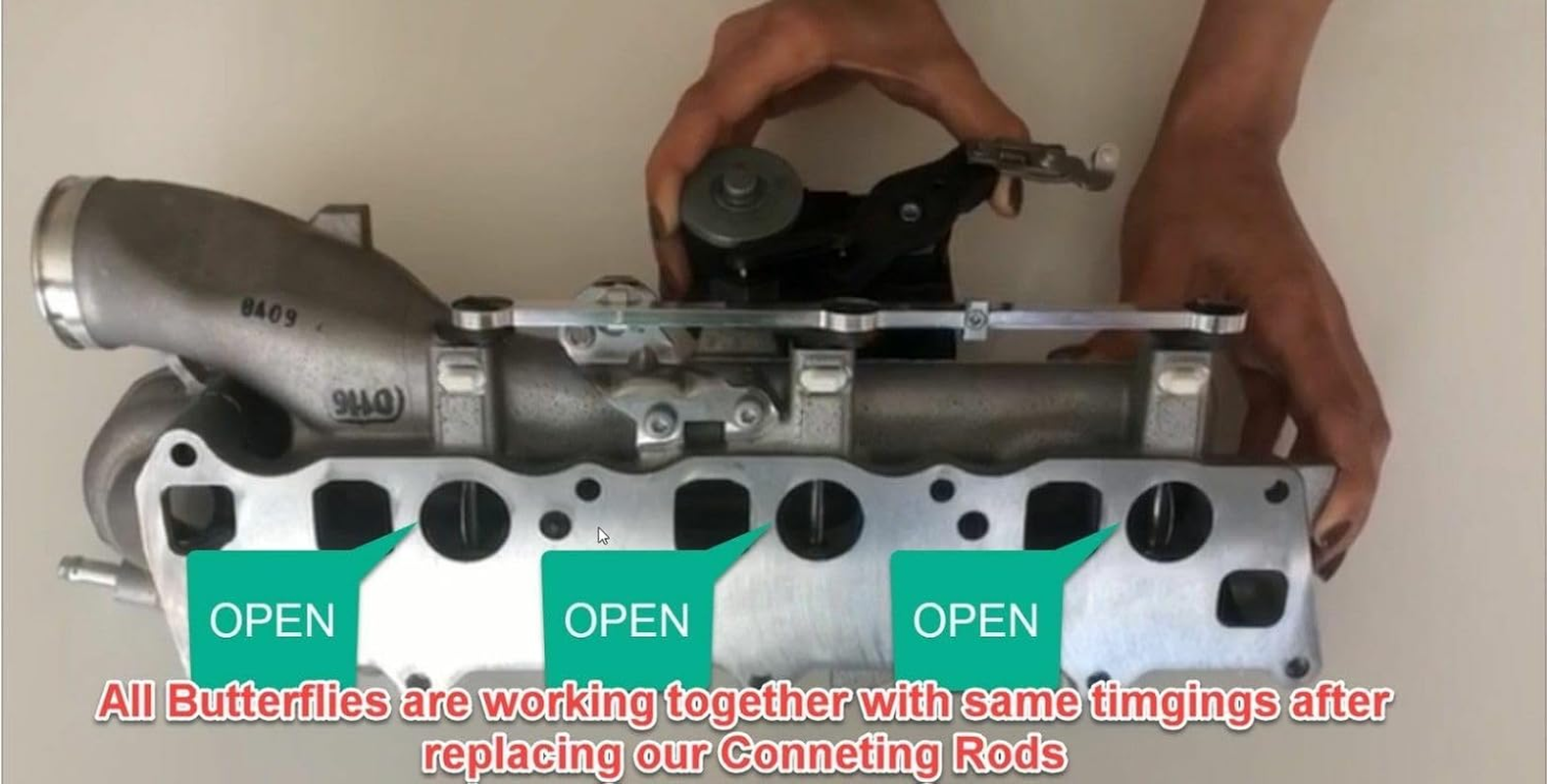 Generic OM642 Air Intake Manifold Swirl Runner Connecting Rods Sensor Pickup with Gaskets Diesel 3.0L V6 Repair Kit for Mercedes Sprinter E320 E350 GL320 GL350 ML320 ML350 R320 R350 Bluetec CDI image number 5