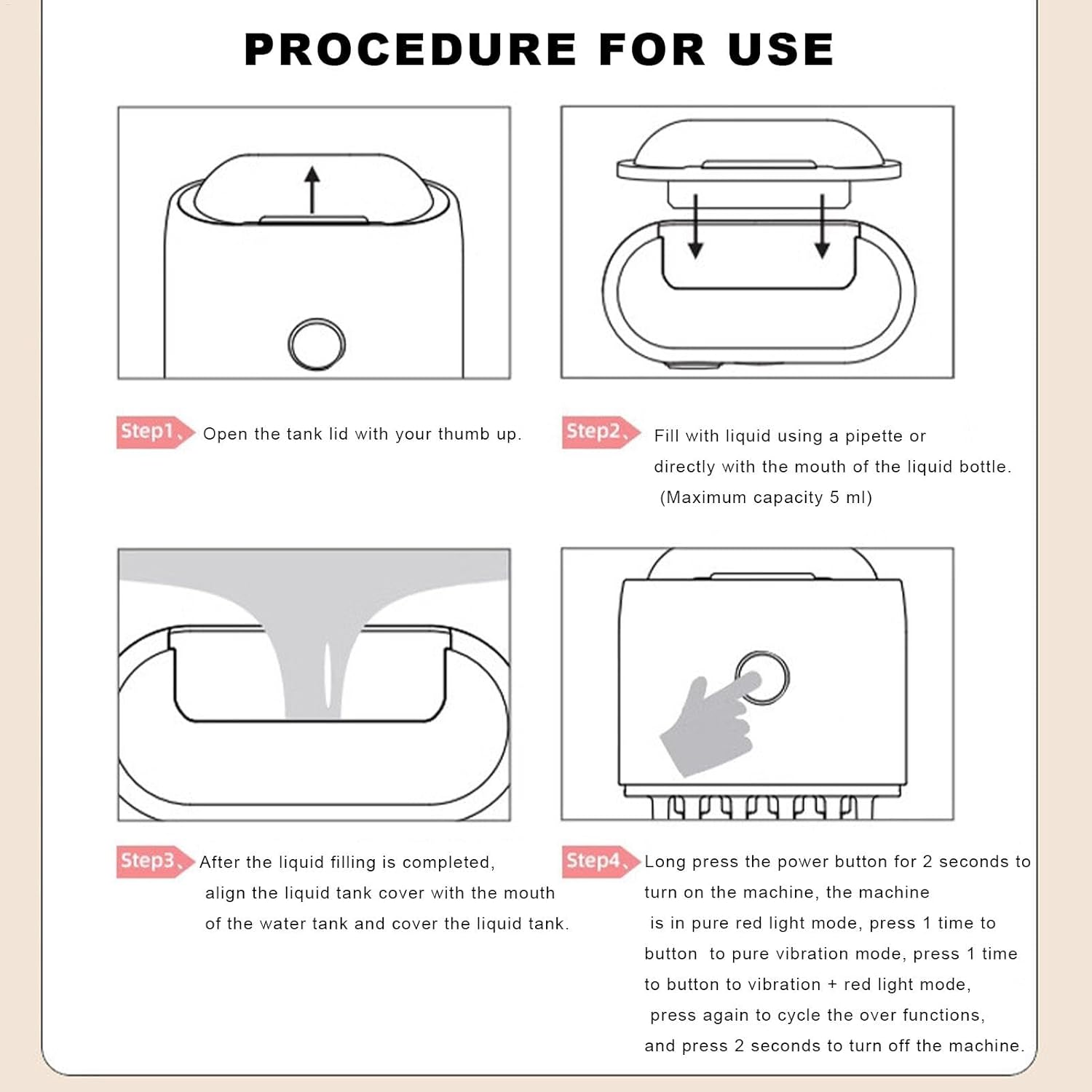 Hair Growth Oil Applicator, Scalp Massager Brush, Follicle Activator Applicators, Rechargeable Hair Massager with Portable and Easy to Use for Men and Women, 2.44X2.32X1.38 Inches image number 6