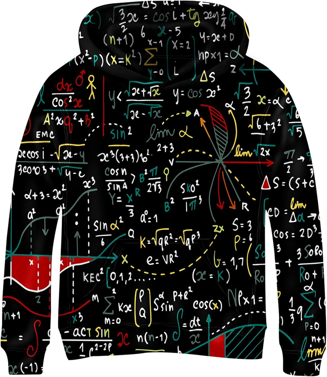Linnhoy 3D Digital Printed Kids Hoodies for Boys and Girls Sweatshirts 6-15 Years