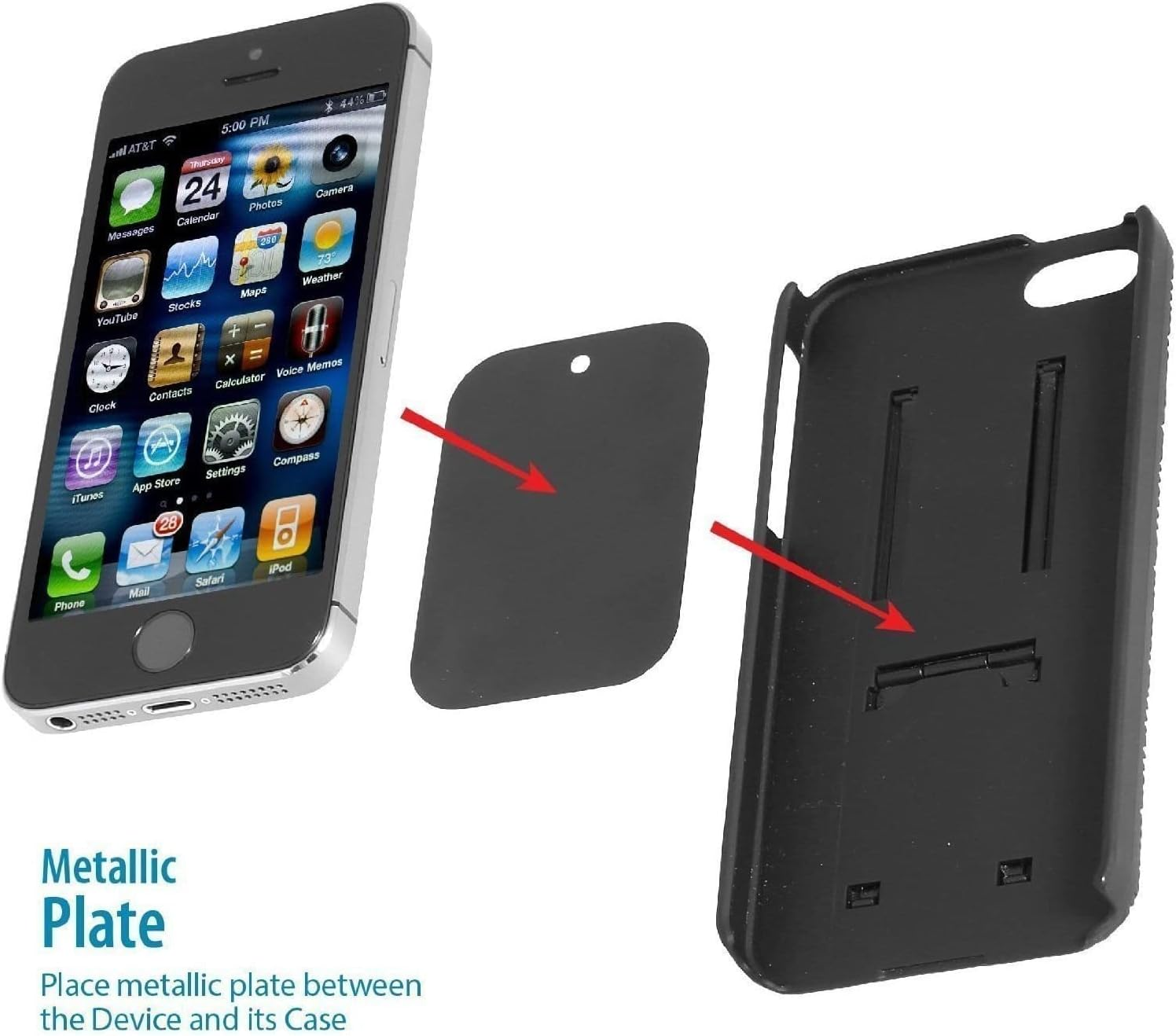 Wixgear Cd Mount, CD Slot Magnetic Car Mount Holder, for Cell Phones and Mini Tablets with Fast Swift-Snap Technology, [Fits Only Cd Slots from 4.5 to 5 Inches] image number 1