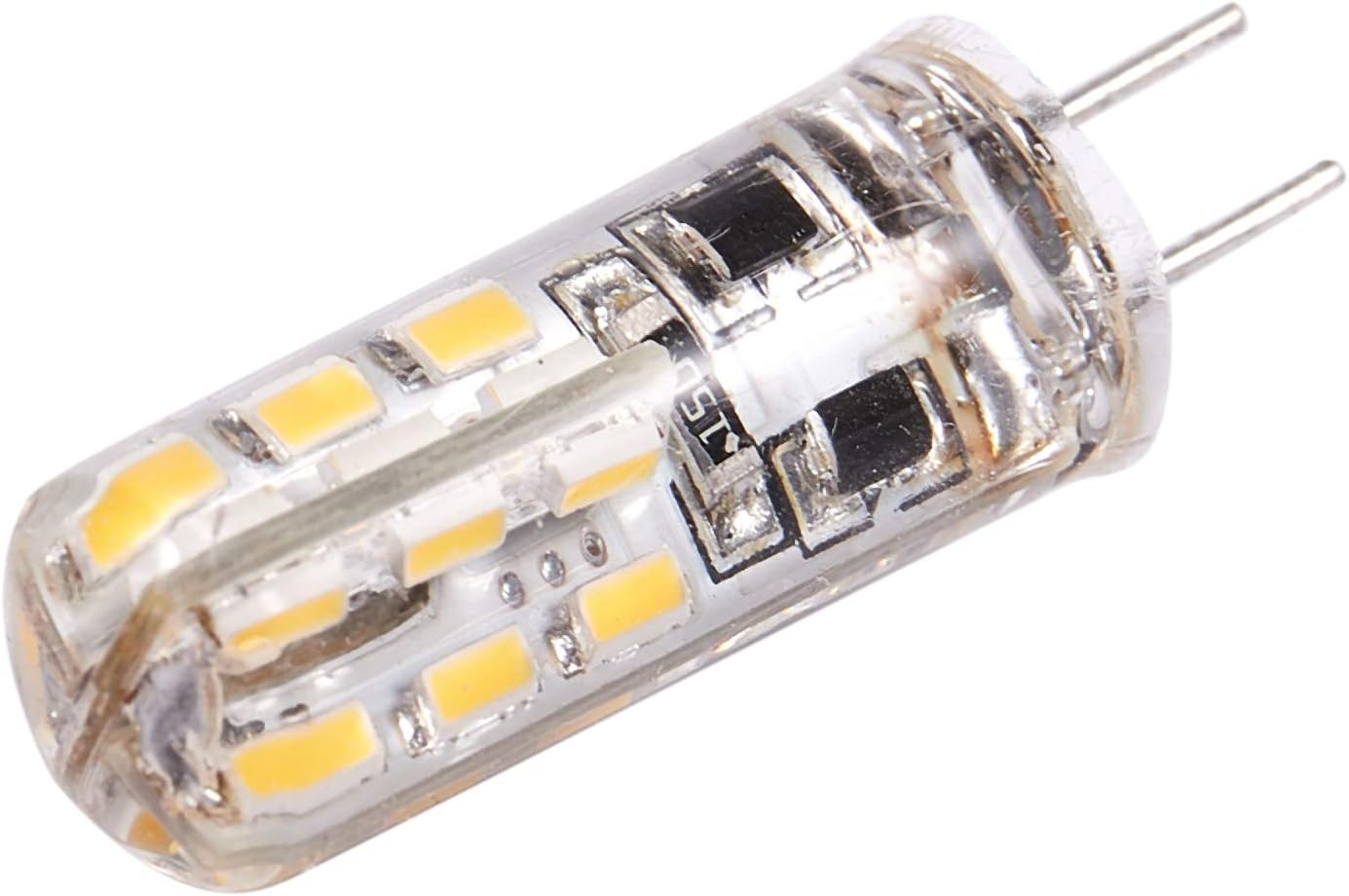 Aswalling G4 LED Spot Light Bulb Lamp 1.5W 24 SMD 3014 Warm White 12V DC image number 4