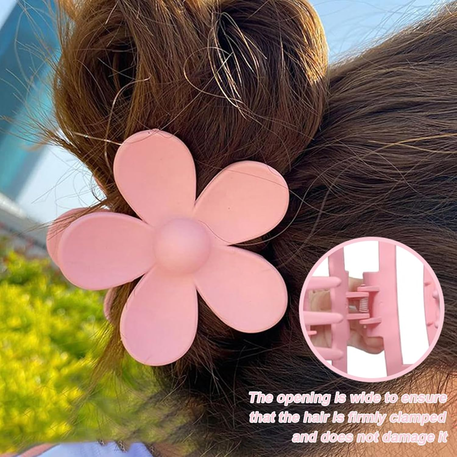 6 Piece Hair Band Cosmetic Set with Spa Headband, Elastic Makeup Hair Band for Girls and Women, Spa Headband, Makeup Headband, for Skin Care, Facial Cleansing, Shower, Pink image number 5