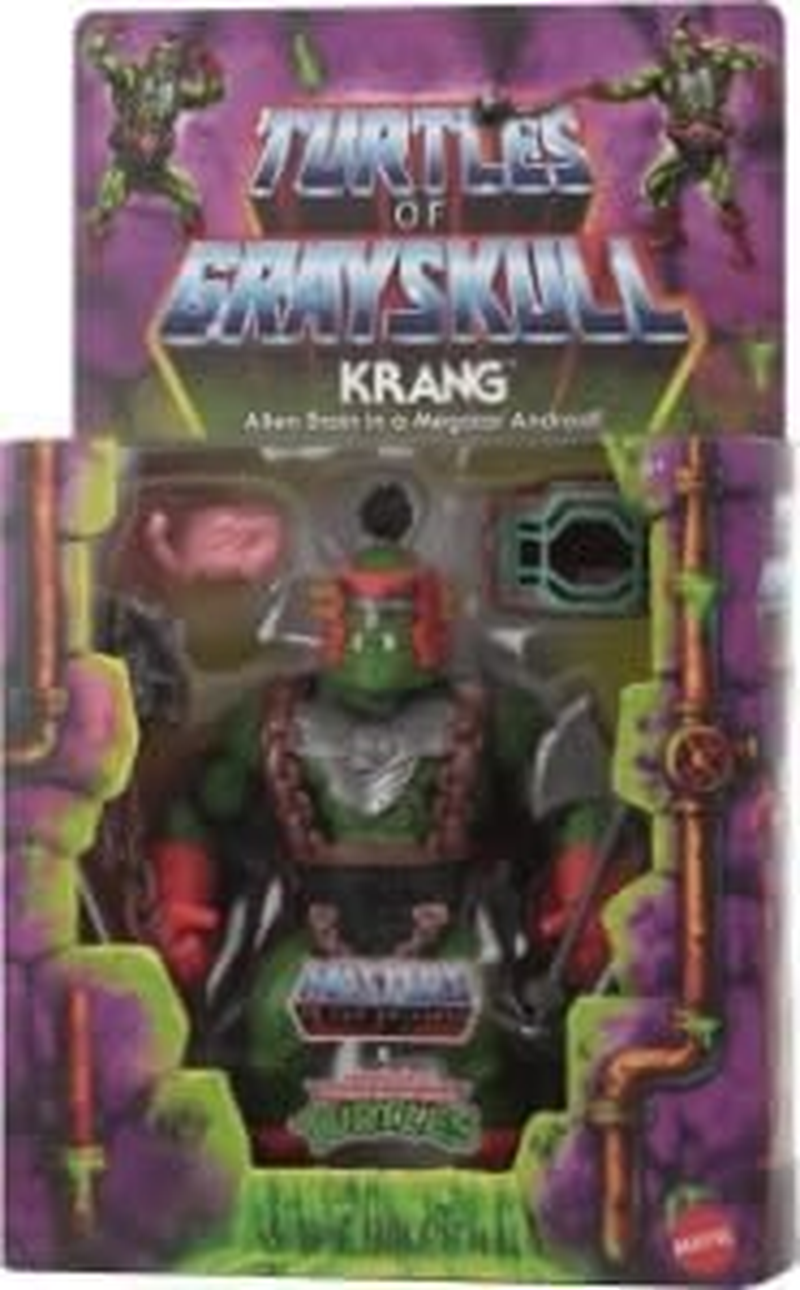 Motu X TMNT: Turtles of Grayskull Figurine Krang 18 Cm Black image number 3