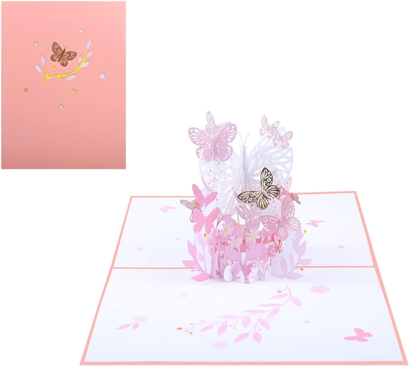 1 PCS Pink Princess 3D Greeting Card Valentine'S Day Greeting Card Pop-Up Greeting Card Mother'S Day Greeting Card Birthday Greeting Card with Envelope