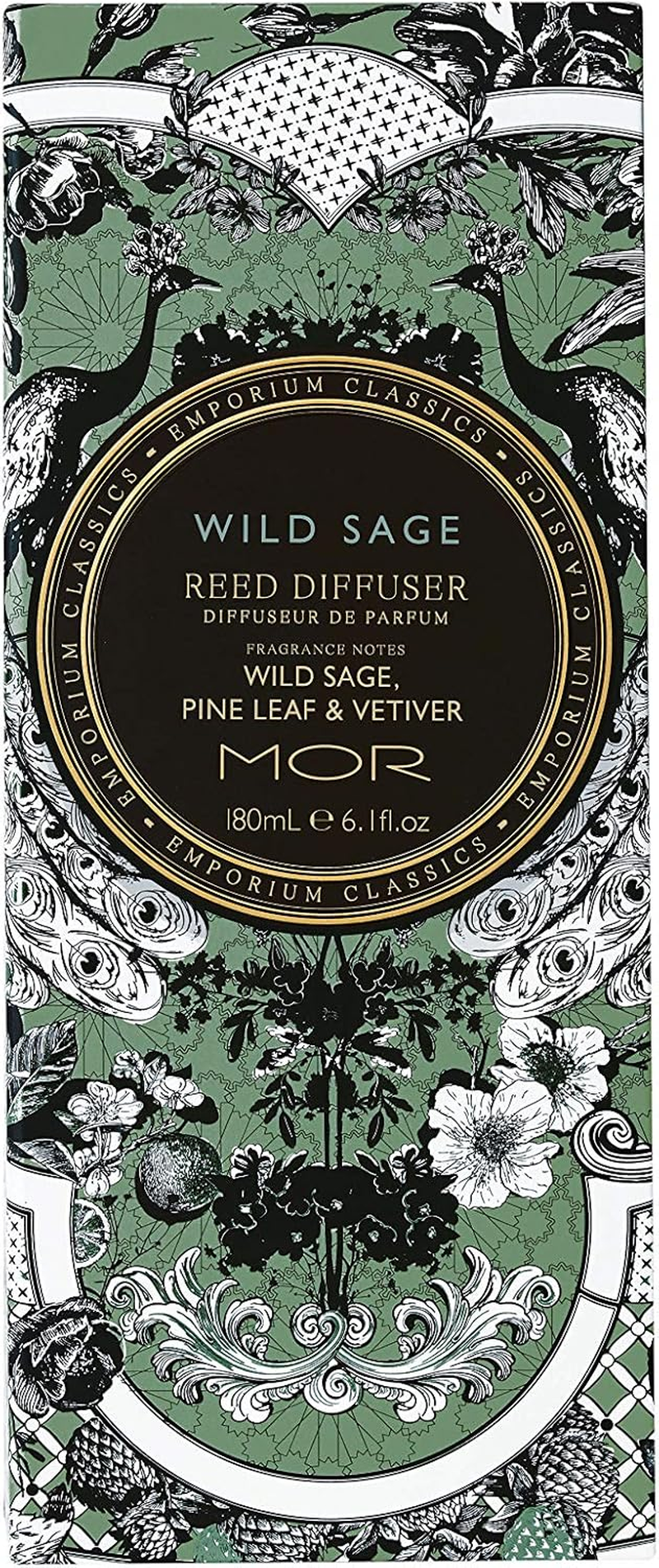 MOR Boutique Emporium Classics Wild Sage Reed Diffuser, 180Ml image number 2