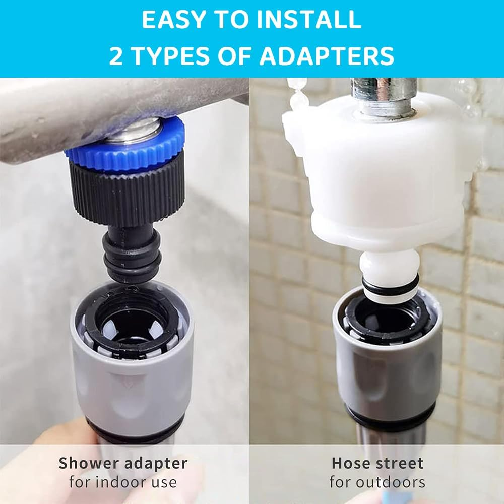 2-In-1 Pet Shower Sprayer & Massage Brush &ndash; Handheld Dog and Cat Bathing Tool with Detachable Shower Head, Slip-On Faucet Attachment, Silicone Scrubber for Indoor & Outdoor Grooming image number 2