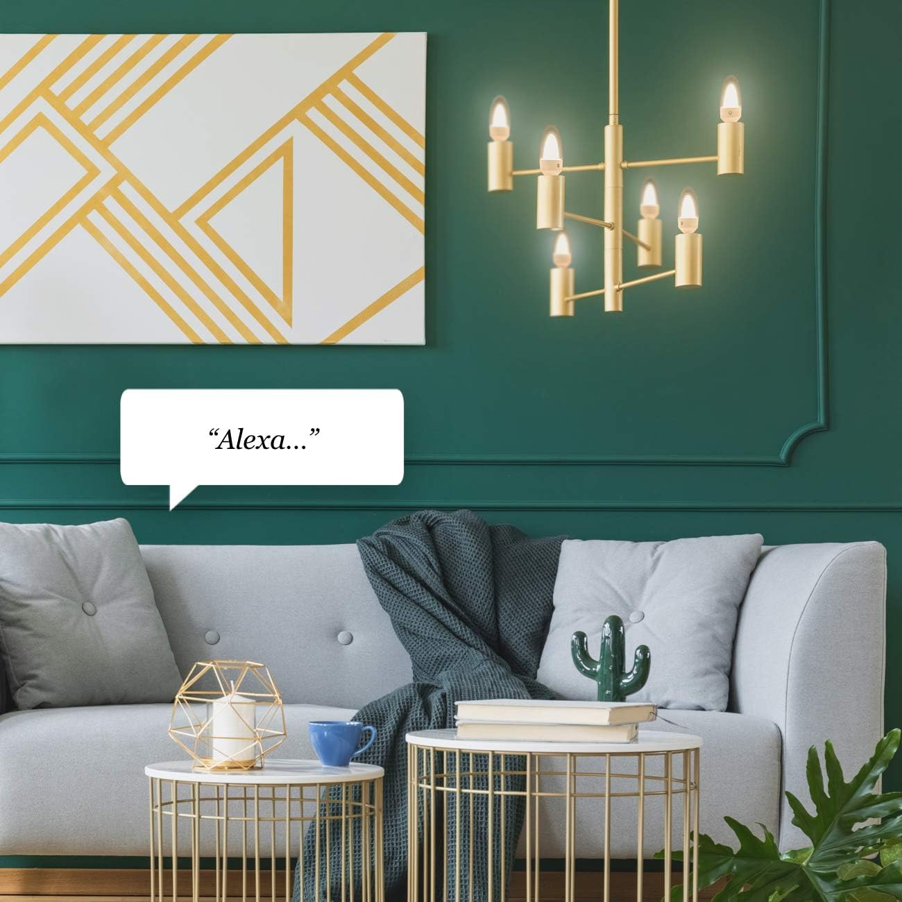 LIFX Candle White to Warm [E14 Edison Screw], 480 Lumens, Wi-Fi Smart LED Light Bulb, Tunable White, Dimmable, No Bridge Required, Compatible with Alexa, Hey Google, Apple Homekit 1 Count (Pack of 1) image number 2