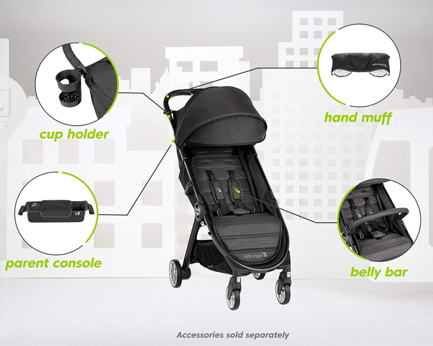 Baby Jogger City Tour 2 Go Car Seat Adaptor image number 2