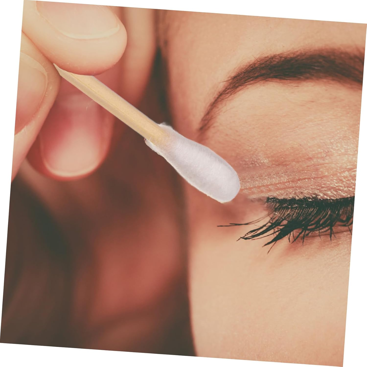 Gatuida 100Pcs Cotton Swabs Cotton Tips for Ear Cleaning Makeup and Cleaning Electronics image number 2