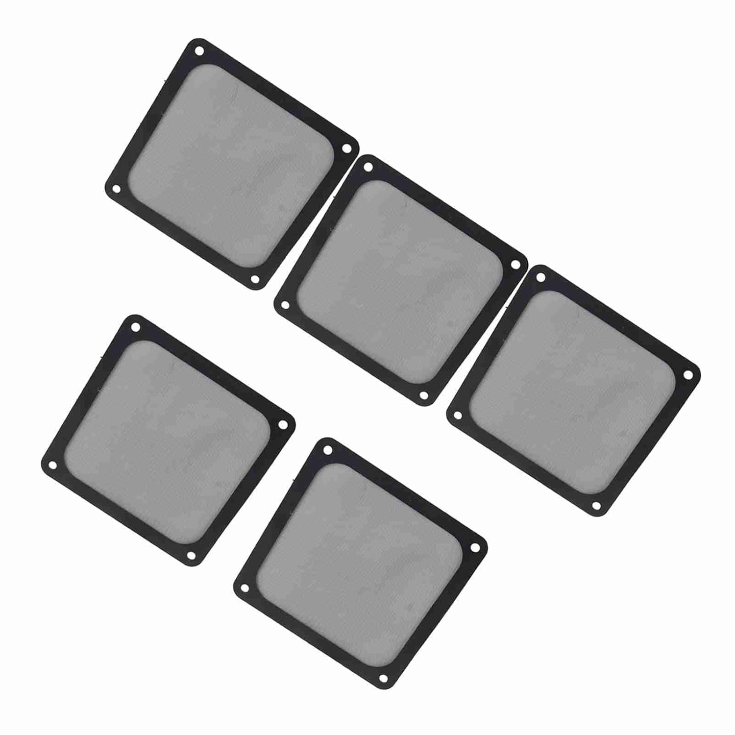 MEKOTRIN Computer Mesh Dust Filter, 4.7 X 4.7 X 0.06In Dustproof Compression Cooler Fan Filter, for Computer Desktop image number 5