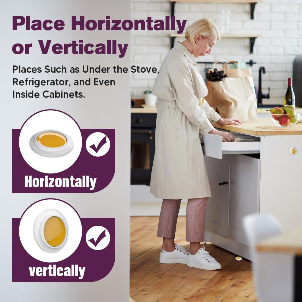 Roach Repellent Indoor Pet Safe, Cockroach Repellent Indoor, Natural Cockroach Repellent for Home, Get Rid of Roaches, Effectively Keep Roaches Away, Roach Control for Indoor - 8 Count