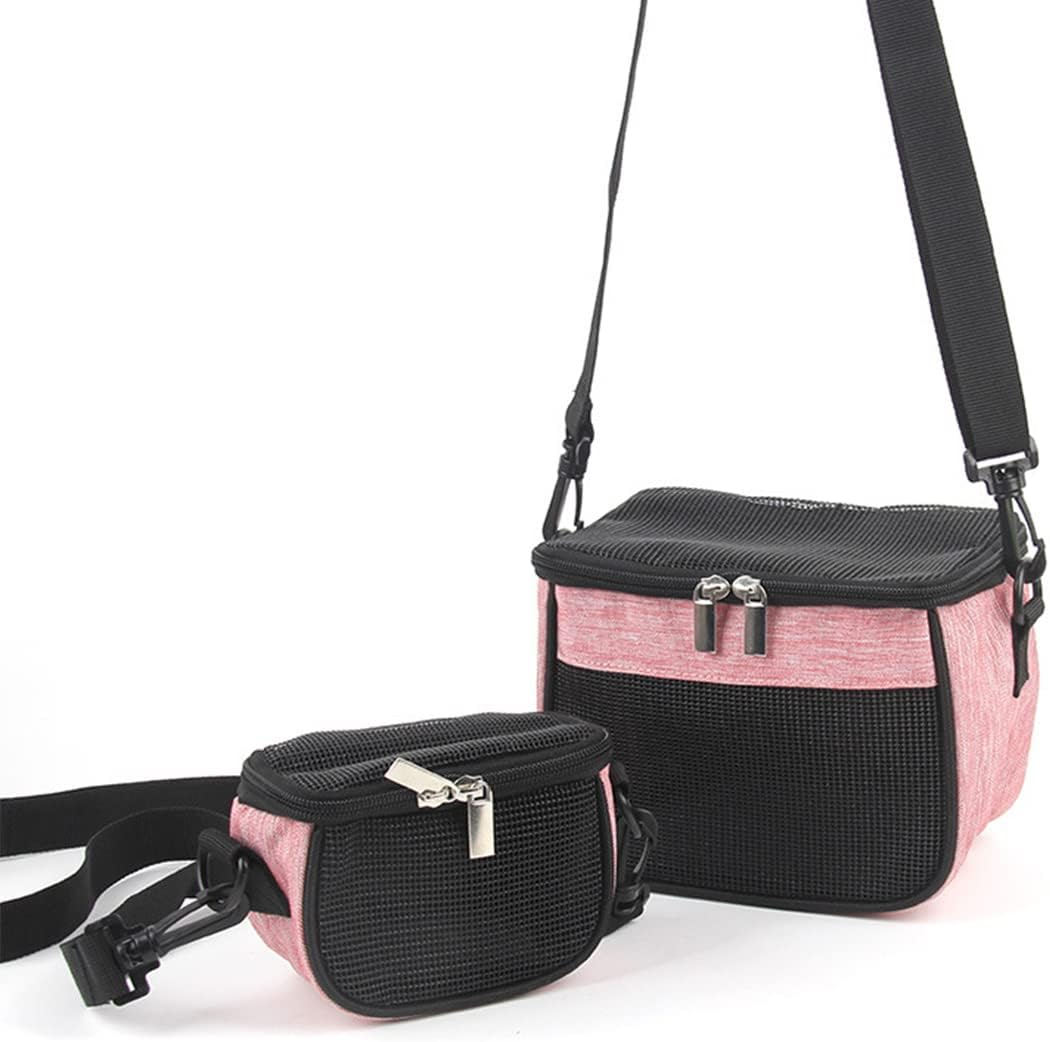 FUNAT Guinea Pig Carrier Pouch Hamster Carrier Carrier Breathable Handbag Messenger Pet Bag for Small Pets image number 2