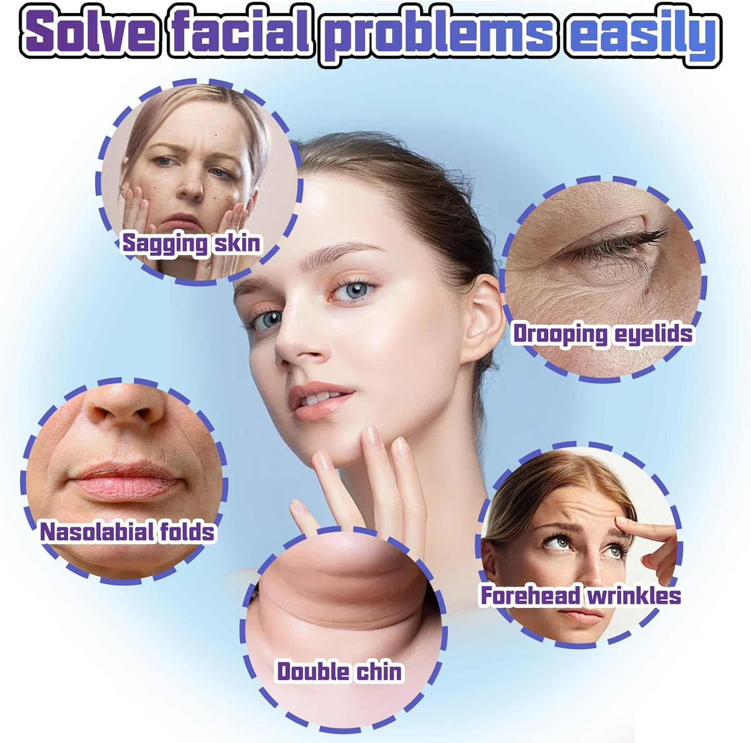 HAIOLORPRO 240PCS Face Lift Tape, Neck Tape Lifting Invisible, Makeup Facelift Tapes for Lifting Sagging Skin, Wrinkles, Jowls, Eyes, Double Chin image number 6