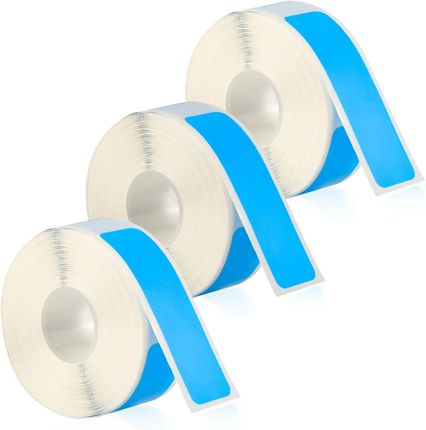 3 Rolls Label Maker Tape for Phomemo D30 Label Printer Machine, 12Mm X 40Mm Thermal Paper Stickers Waterproof Self Adhesive Label Tape Replacement for Home Office School Files (Red)