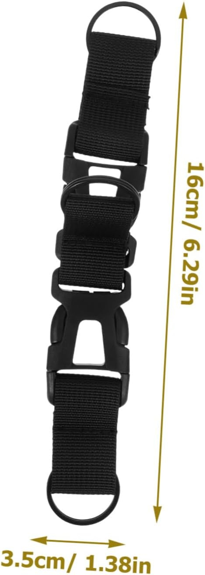 LIGIGWASH Outdoor Adjustable Luggage Strap with Buckle, Travel Bag Accessory for Suitcases and Backpacks, Black Sturdy Strap for Secure Packing and Luggage Handling image number 5