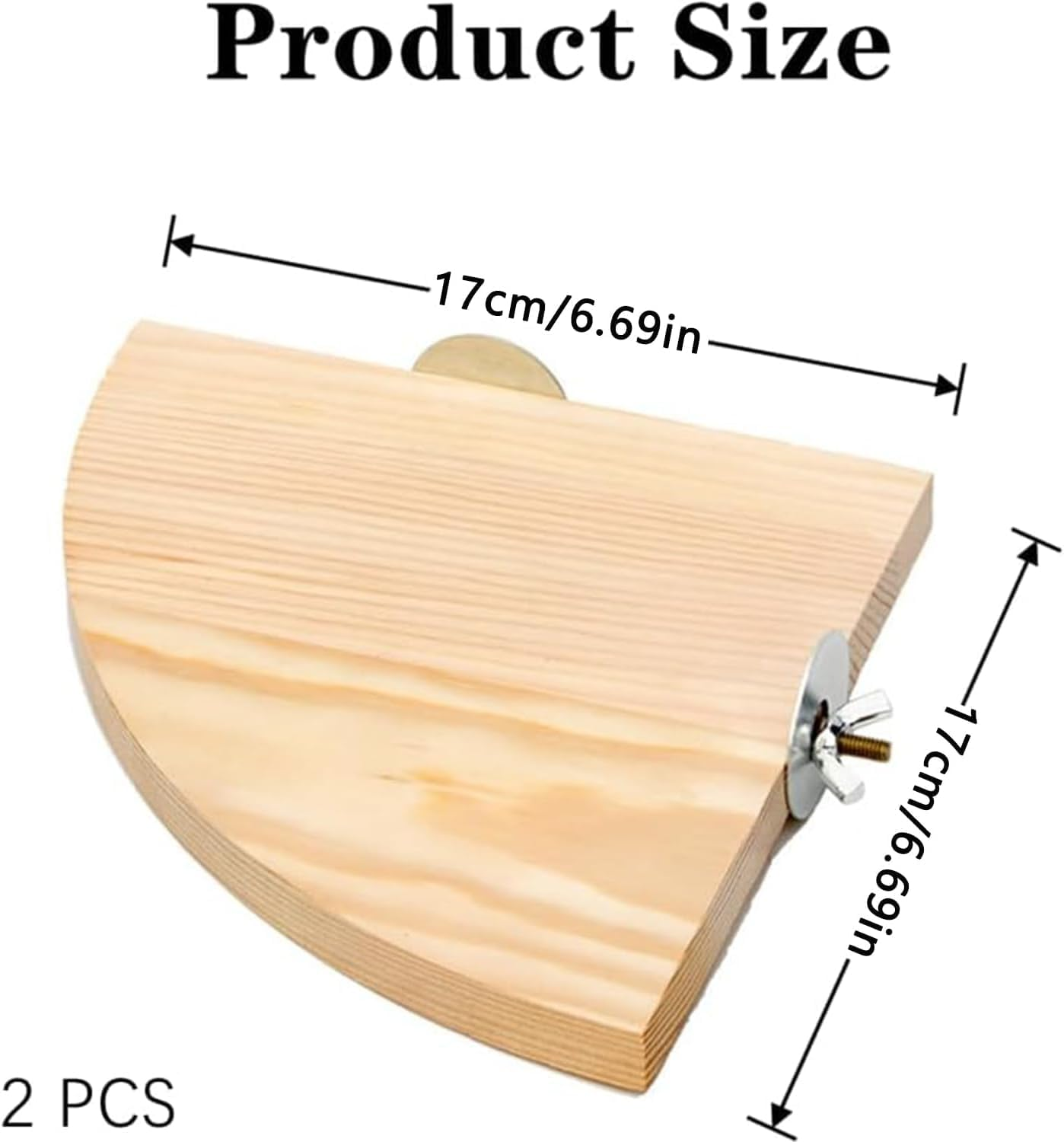 Wooden Bird Perch Platform Stand,2Pcs Fan-Shaped Bird Perch Bird Platform Perch,Wood Bird Perch Stand Platform,Bird Wooden Perch Stand Platform,Bird Perch Platform Stand,Parrot Fan-Shaped Perch Stand image number 5