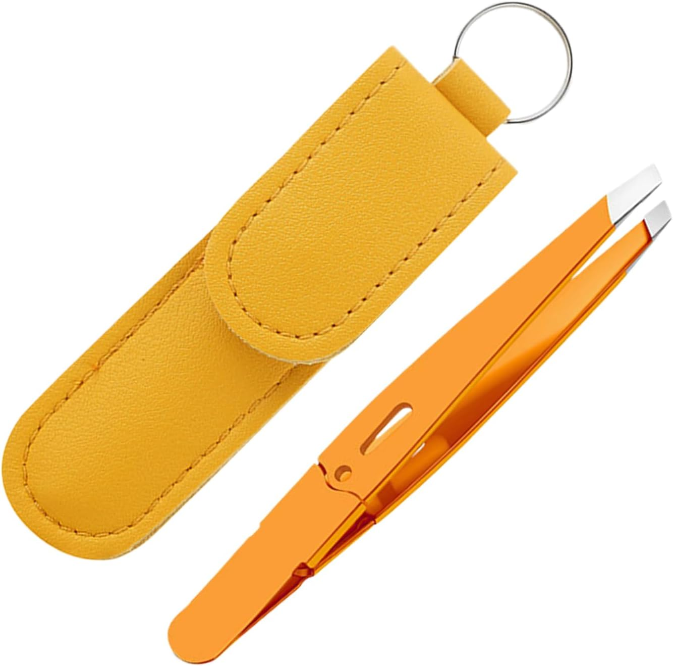 Tweezers for Women,Stainless Steel Eyebrow Tweezers | Brow Shaping Slanted Puller,For Beauty Plucking Grooming Brow Lash Face Purse Travel Women Men