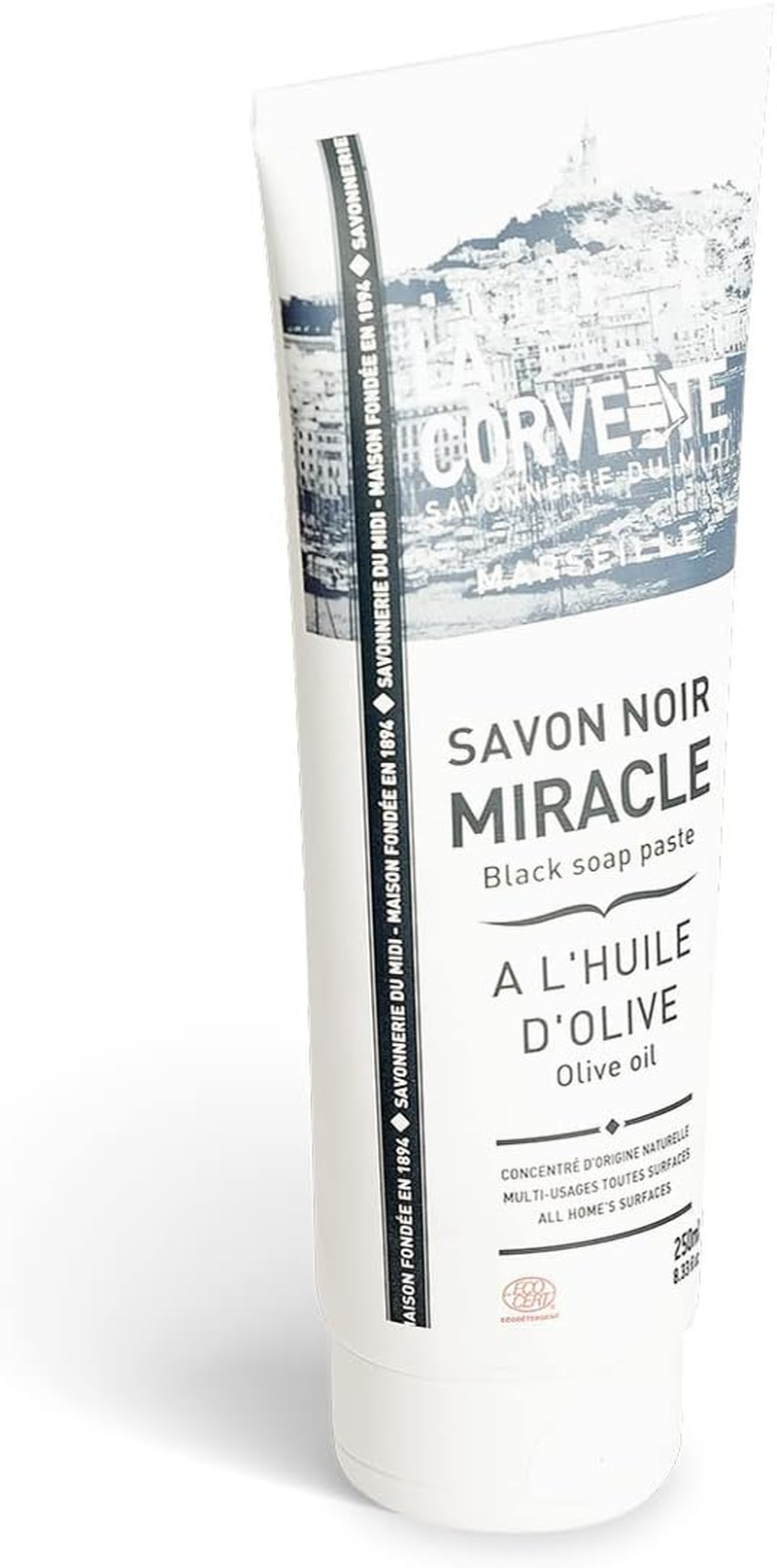 La Corvette, Miracle Olive Oil Black Soap 250Ml image number 1