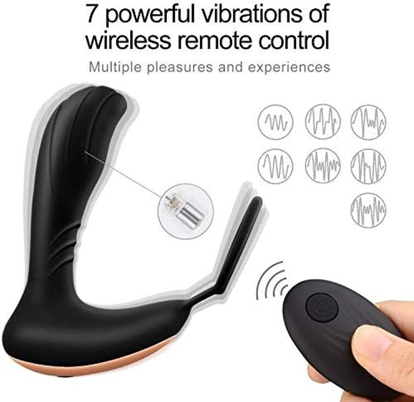 Vibrator Prostate Massager Dildo Cock Ring Plug Stimulator Massager Toy Insert Stick, Silicone Insert Toy Plug Couple Entertainment Toys Sex Toys Dildos image number 3
