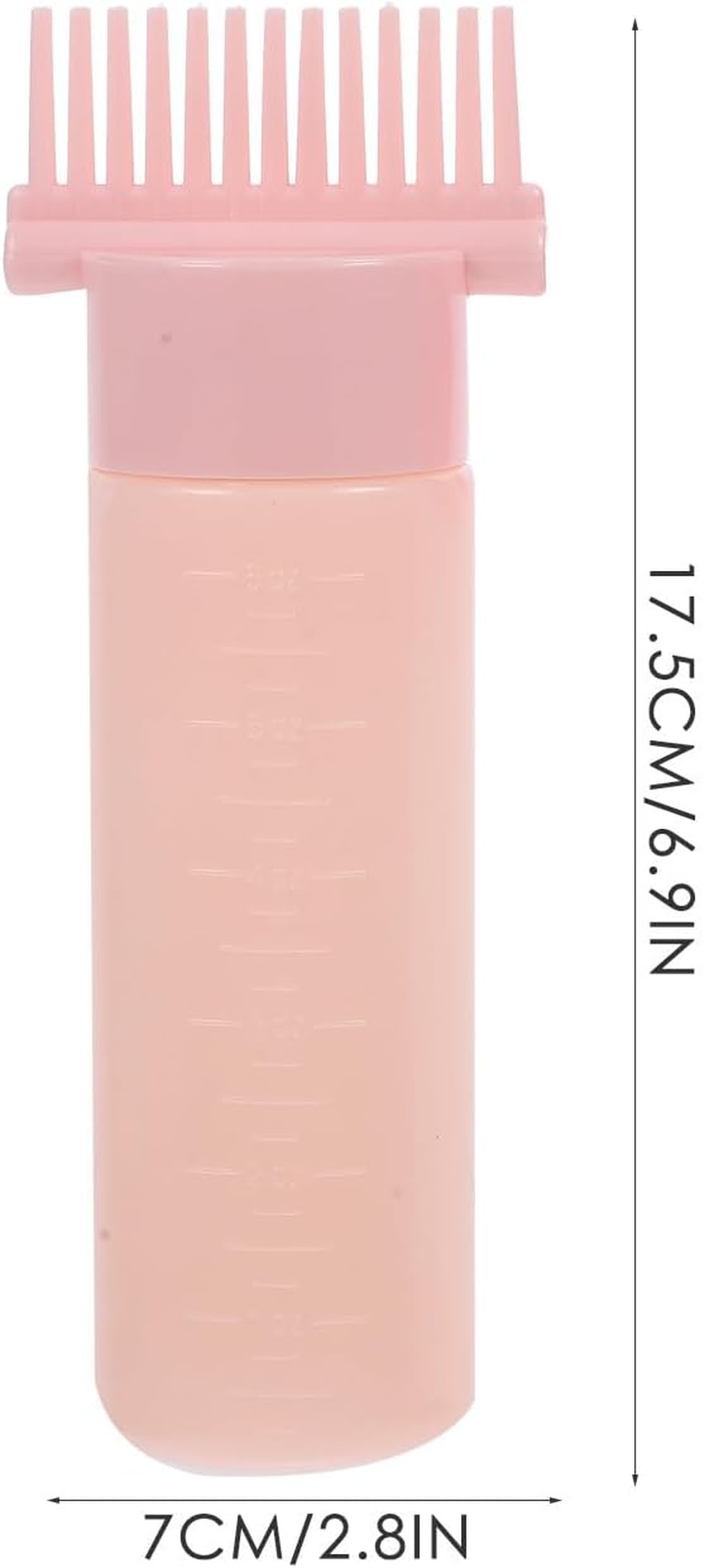 Iplusmile Hair Oil Dispenser Bottles 2Pcs Root Comb Applicator, Smooth Plastic Bottles for Hair Care and Massage image number 6