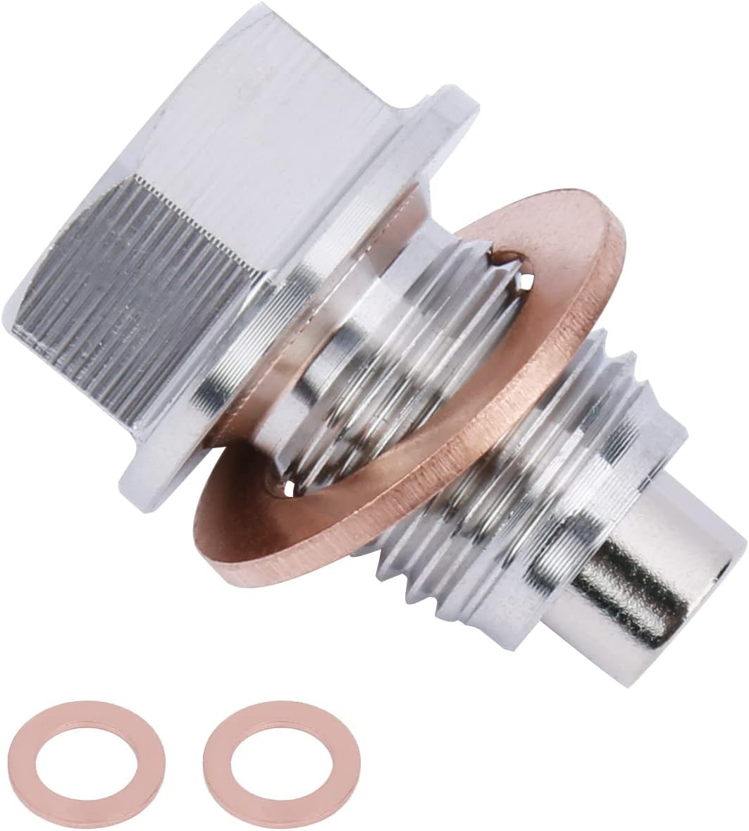 M14 X 1.5MM Stainless Steel Magnetic Oil Drain Plug with Neodymium Magnet Fits for Honda Acura Ford GM Mazda Hyundai KIA and More Vehicles image number 6