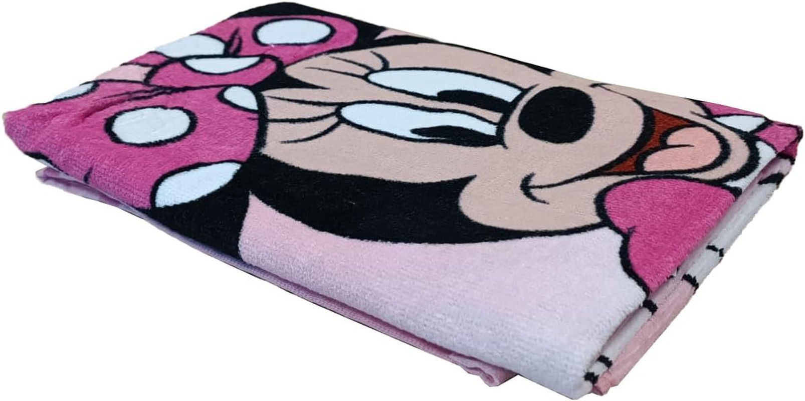 Disney Minnie Mouse Terry Towelling Bath Towels Set of 2 Hand Towels Face Towel Bidet Towel Pink Cotton 100% Set of 2 Official Product image number 3