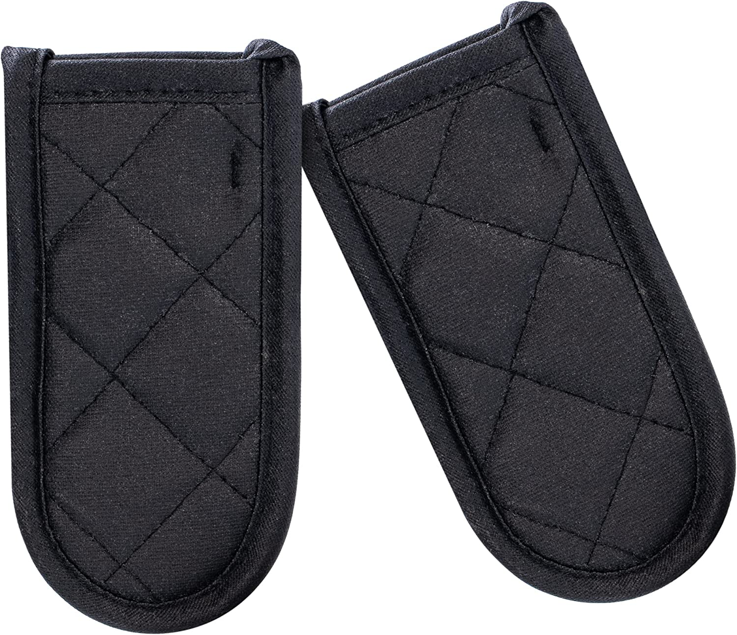 Cast Iron Skillet Handle Covers,Pot Handle Covers Heat Resistant,Pot Holders for Kitchen Heat Resistant,Machine Washable Handle Mitts 2 Pcs(Brown)