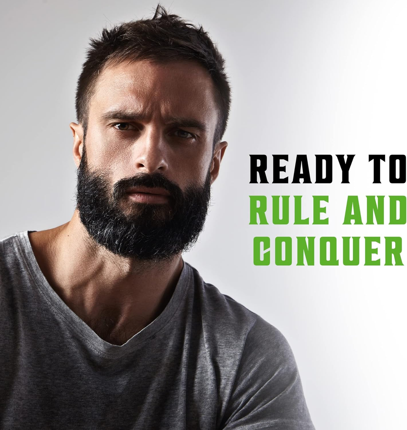 Best Deal Beard Wash & Beard Conditioner Set W/Argan & Jojoba Oils - Softens & Strengthens - Natural Peppermint and Eucalyptus Scent - Beard Shampoo W/Beard Oil 5Oz by Viking Revolution image number 5