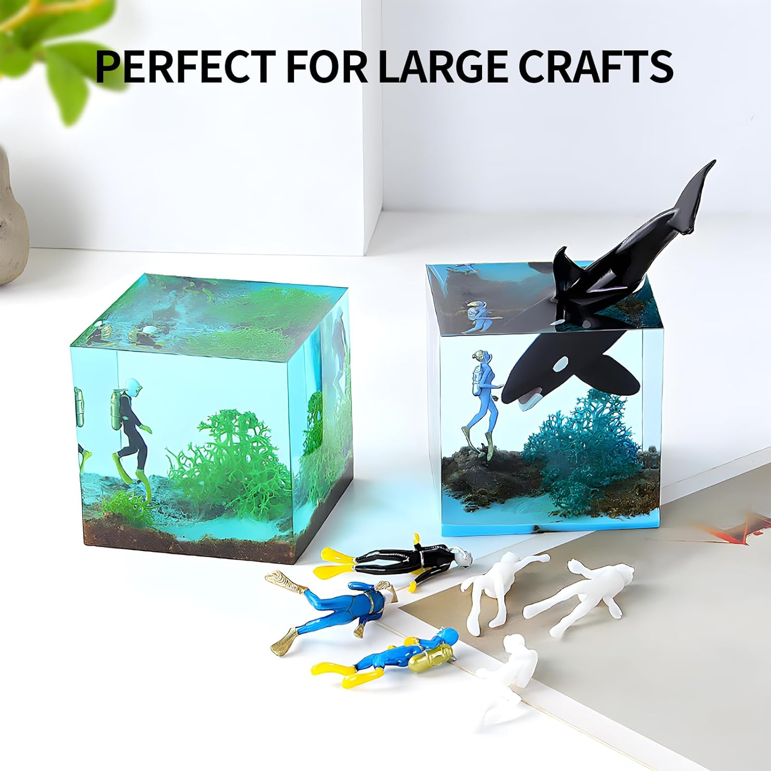 1.5 Gallon Resin Epoxy Kit (2:1) for 4 Inch Pour Depths, Bubble Free, Low Odour, Crystal Clear Casting Resin for Bar Tops, Table Tops, River Tables, Wood Fillers, Crafts image number 5