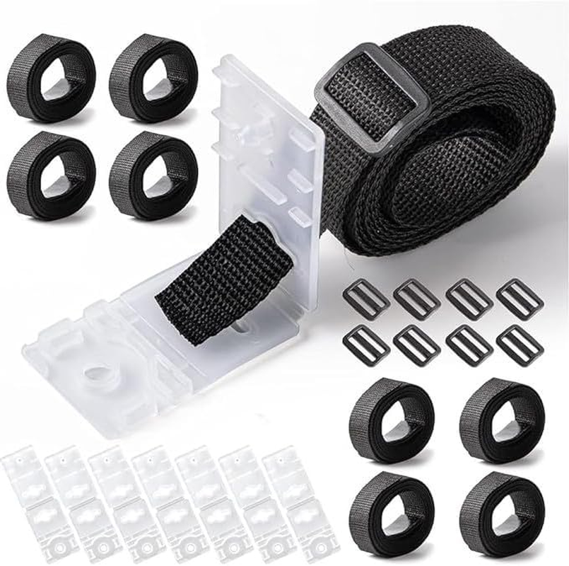 Pool Solar Cover Reel Attachment Straps Kit, 24Pcs Pool Solar Cover Reel Attachment Straps Kit, Swimming Pool Solar Blanket Cover Reels Straps Solar Blanket Straps image number 4