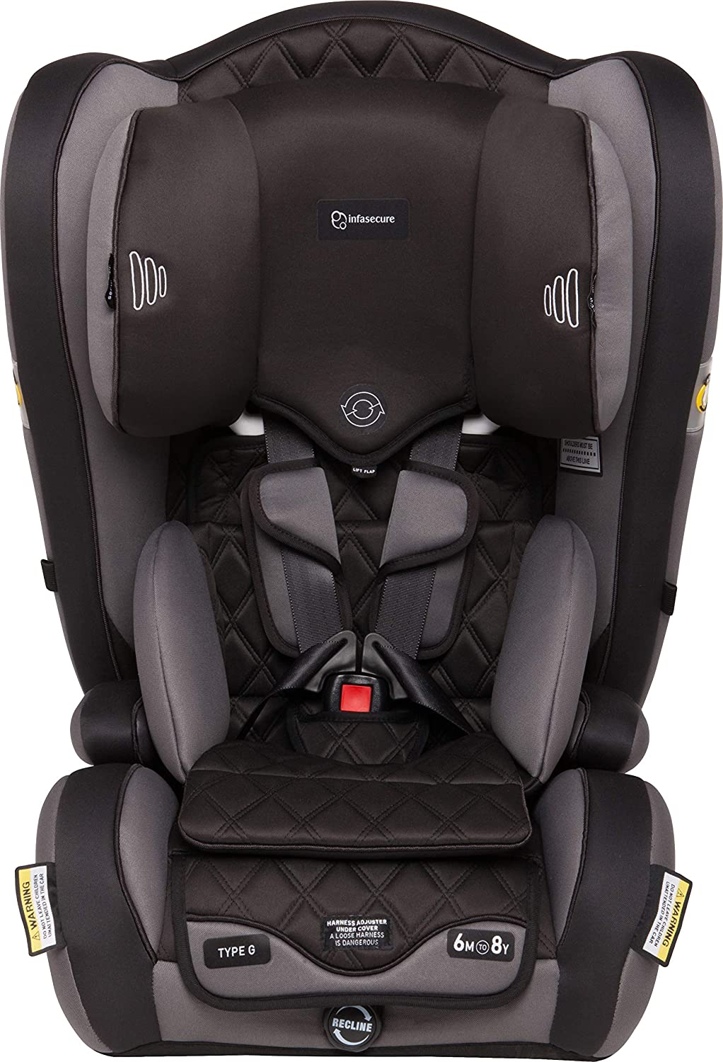 Infasecure CS9013 Accomplish Premium Forward Facing Car Seat, Side Impact Protection, Suitable from 6 Months to 8 Years Old, Night image number 1