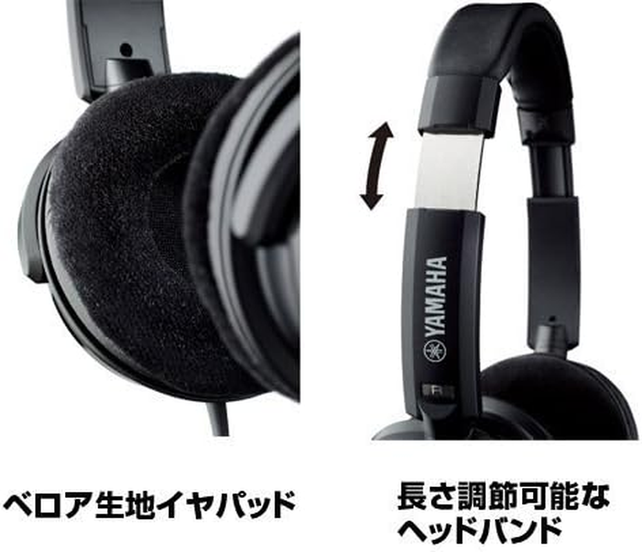 Yamaha HPH-200 Headphone (Black) image number 3