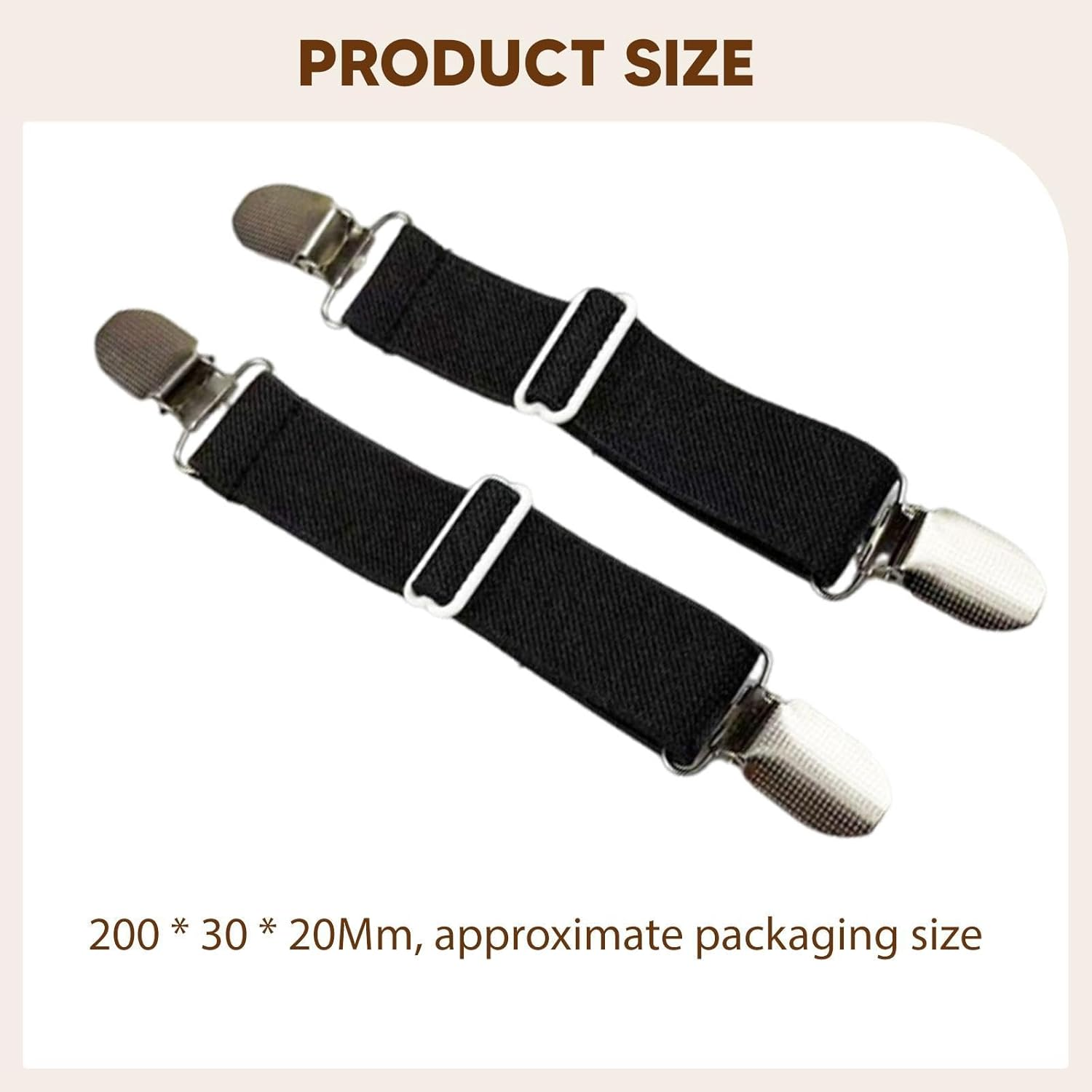 Elastic Shoe Straps Elastic Band Replacement Heavy Duty Women Slide Heel Straps - Black image number 6