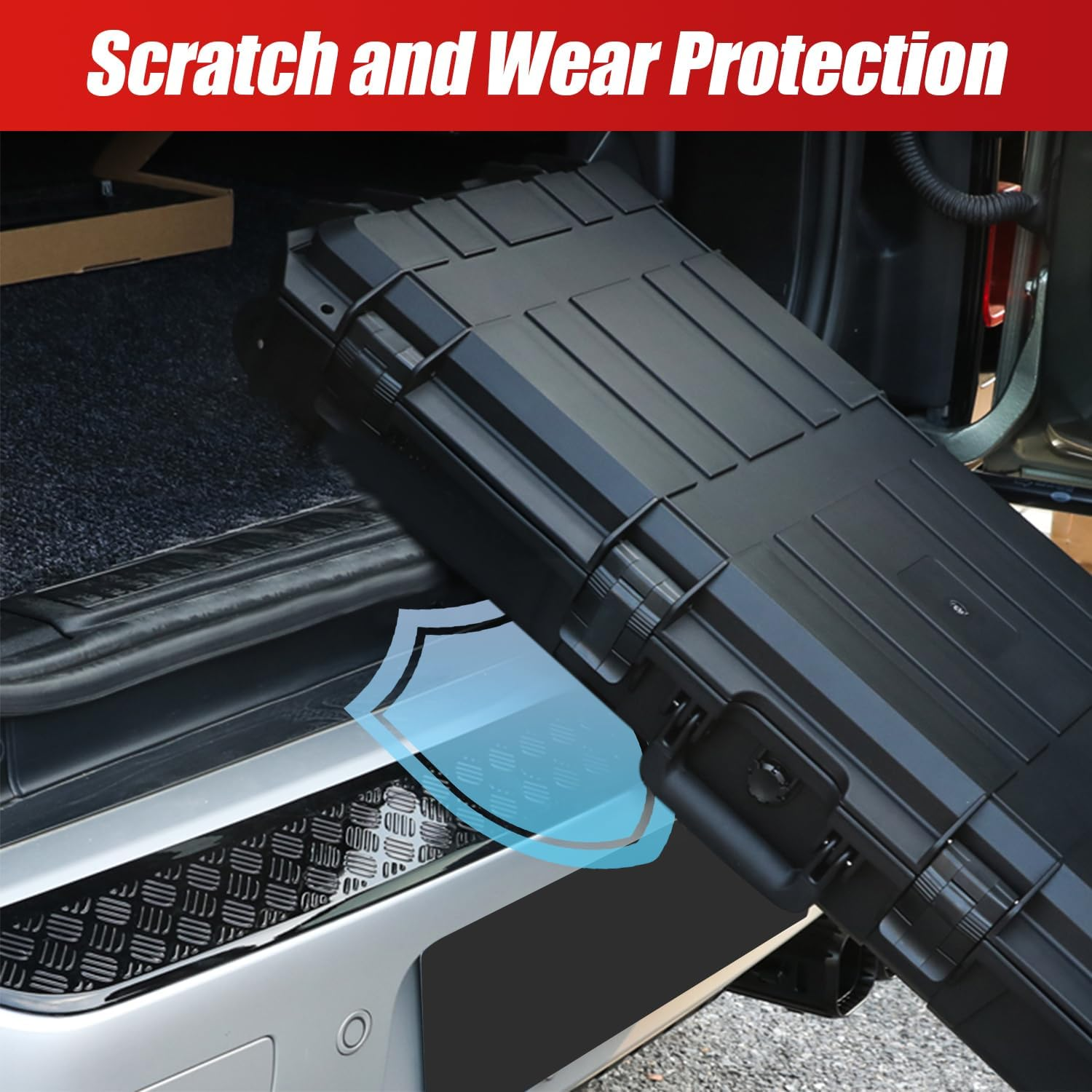 Rear Bumper ABS Black Body Anti-Scratch Protection Cover Trim Kit Compatible with 2020-2025 Land Rover Defender 110 130 Decoration Armor Sticker Trim Exterior Accessories image number 4