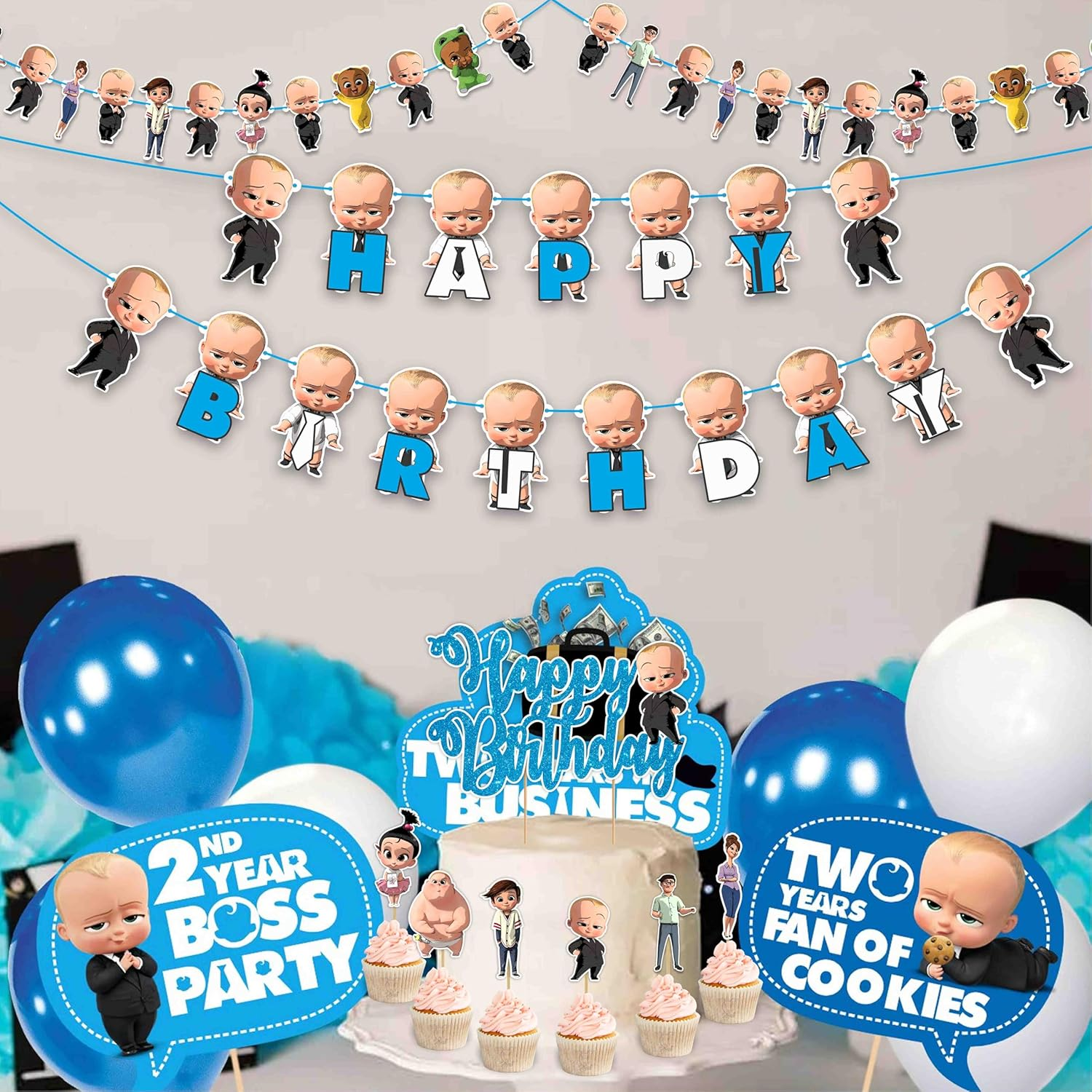 Bby Boss Fun Themed Birthday Party Supplies for Kids | Decorations, for Fuuny Things & More for an Unforgettable Celebration image number 2