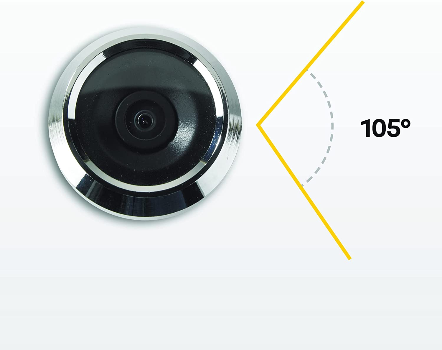 Yale 45-0500-1432-00-60-1 Digital Door Viewer, Weatherproof, 110 Angle, LCD Screen, Live View, Silver image number 5