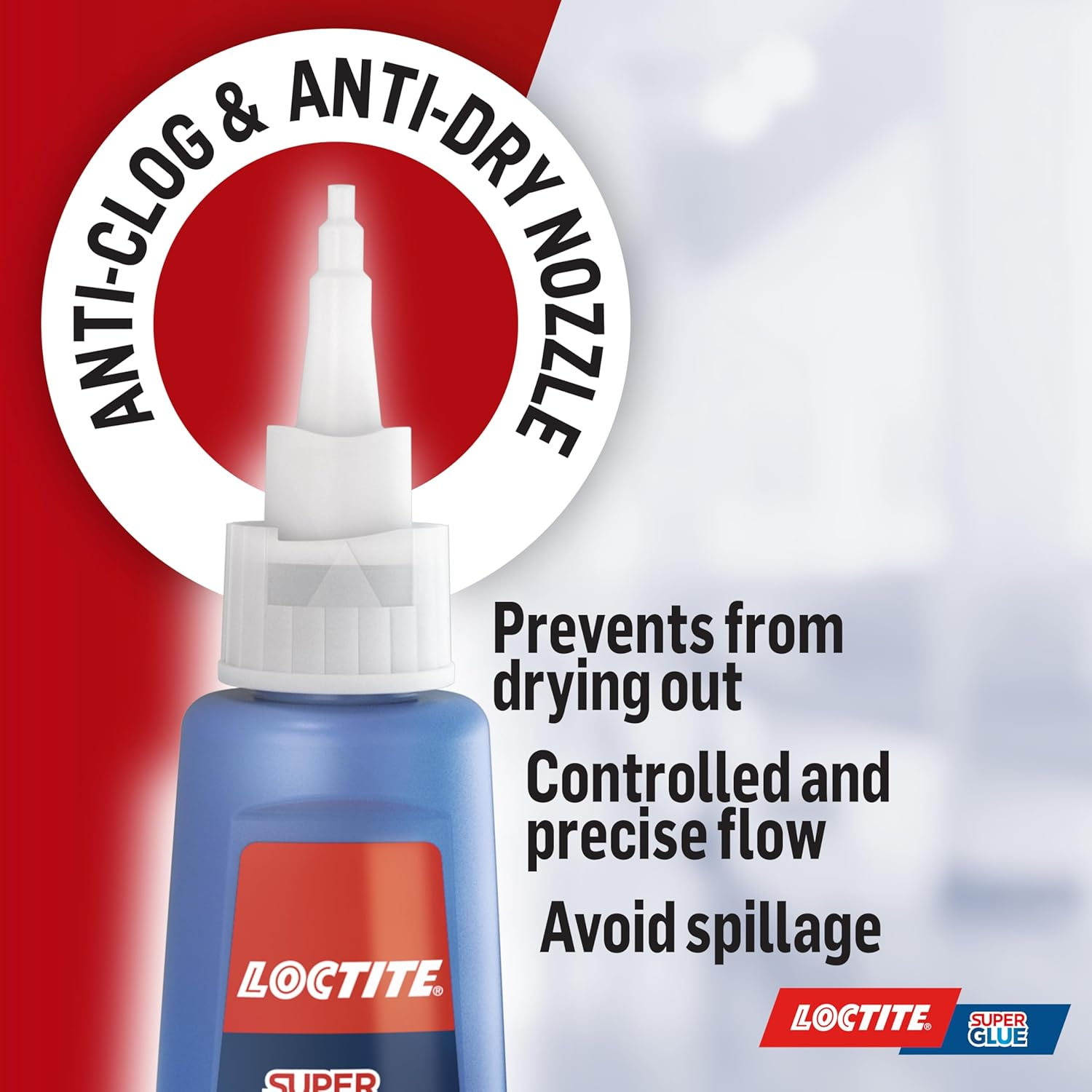 Loctite Super Glue XXL 20G, Multi Purpose Liquid Adhesive for Repairs, Super Strong Clear Glue for Various Materials, Adhesive for All Sorts of Repairs, 1 X 20G image number 5