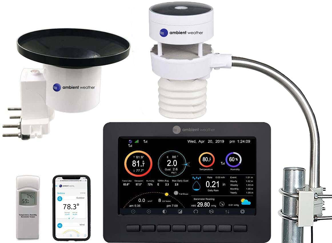 Ambient Weather WS-5000 Ultrasonic Smart Weather Station image number 1