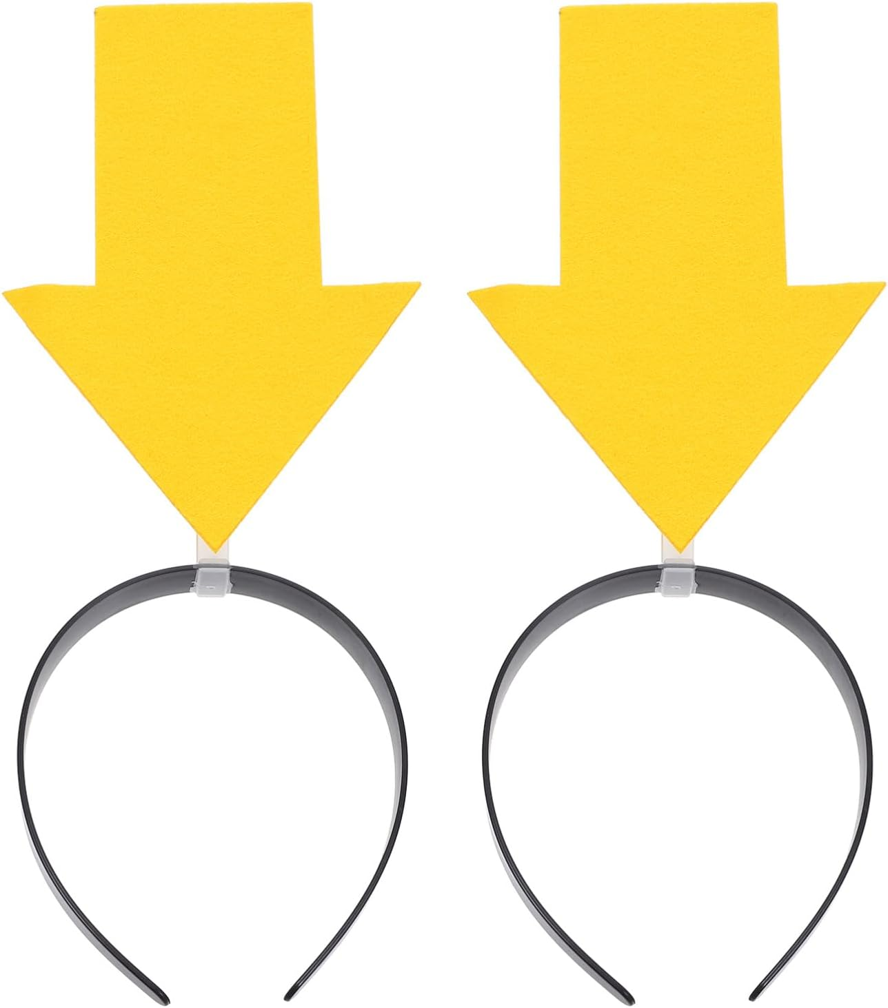 Halloween Headbands for Women Funny Arrow Headband Creative Arrow down Head Bopper Birthday Festival Headdres Novelty Hair Accessories 2Pcs