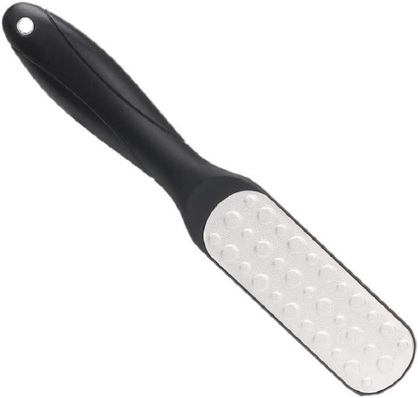 Foot File Scrubber for Dead Skin Remover, Callus Remover for Cracked Heel, Professional Feet Grater Rasp Scraper Corns Callous Removers Tool with Wooden Handle to Hard Skin Corns for Dry & Wet Fee (Black, One Size) image number 4