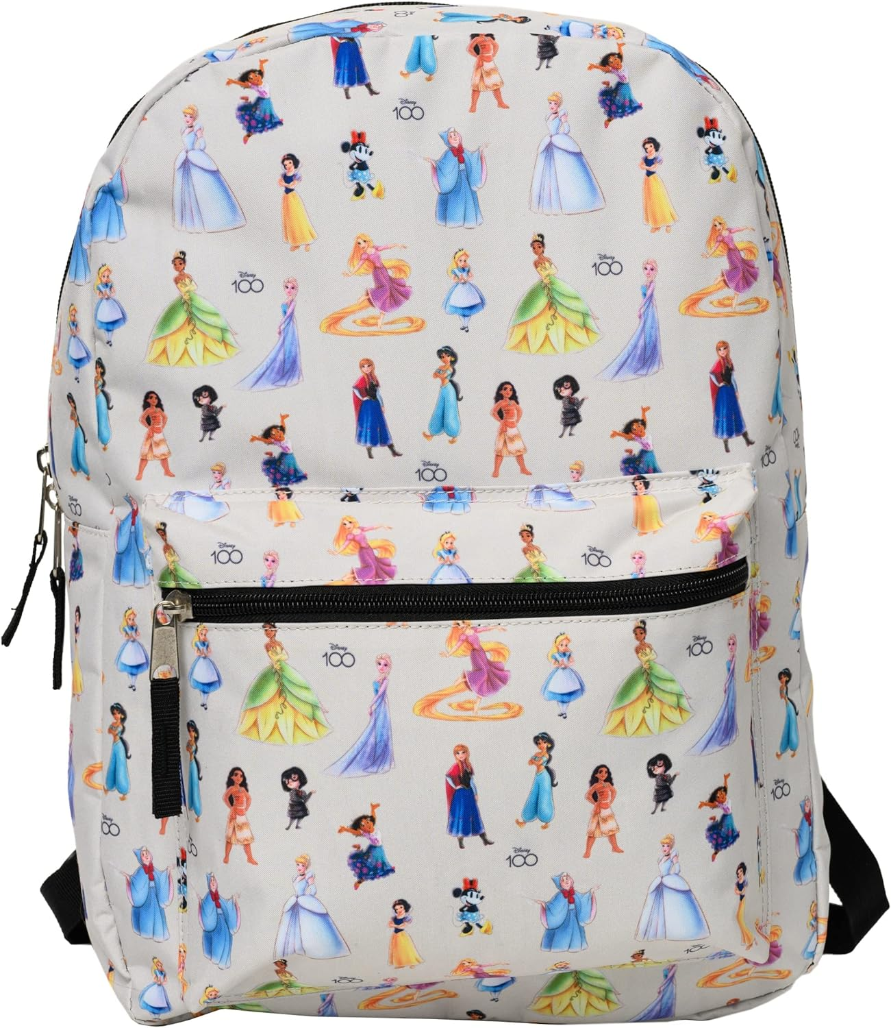 Disney 16" Laptop Backpack Cargo Pocket D100 Princess Minnie Mouse AOP, Multicolor, 16", Front Pocket image number 6