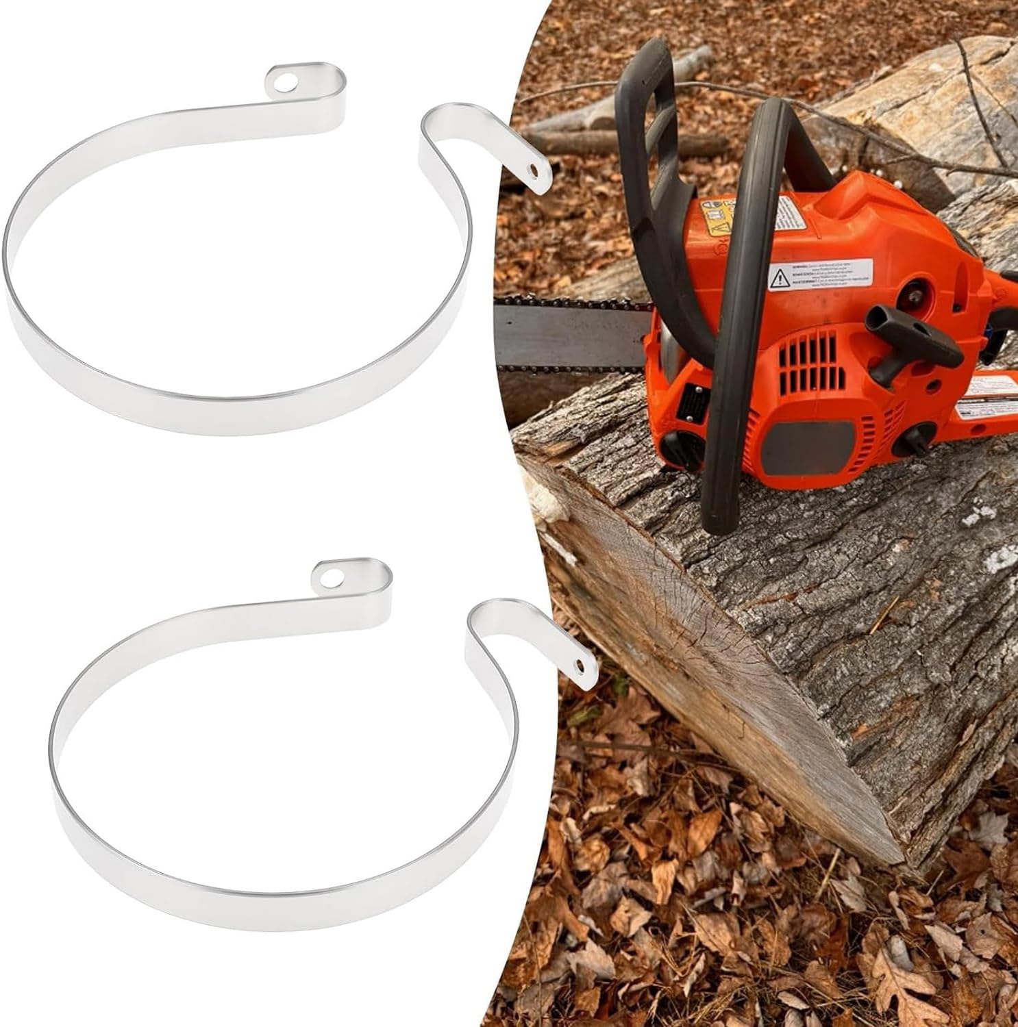2PCS Chainsaw Brake Band 530057923 - Replacement Part Compatible with Husqvarna 235/235E/236/236E/240/240E Chainsaws, Durable Braking System Component image number 5