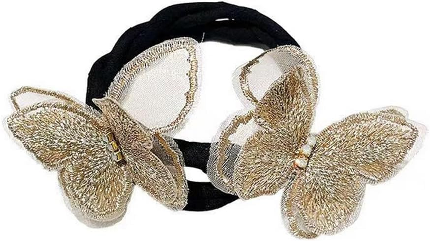 3 Pcs Butterfly Hair Bun Maker Lazy Hair Curler Crown Hairstyle Shaper French Donut Twist Hairstyle Bun Hair Accessories(3 Color) image number 5