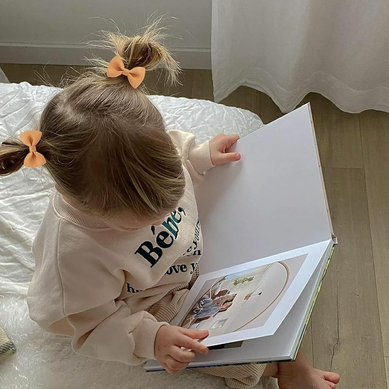 40Pcs Baby Girl Hair Ties, 20 Colors Candy Bow Ponytail Holders, Toddler Hair Ties, Non-Slip Pony Tail Holder, Small Rubber Bands for Infants Toddlers Girls image number 1