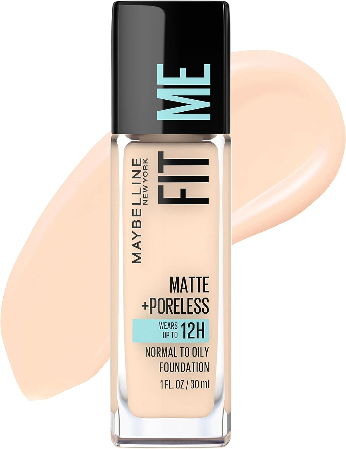 Maybelline New York Fit Me Matte & Poreless Mattifying Liquid Foundation - Fair Ivory 105 image number 6