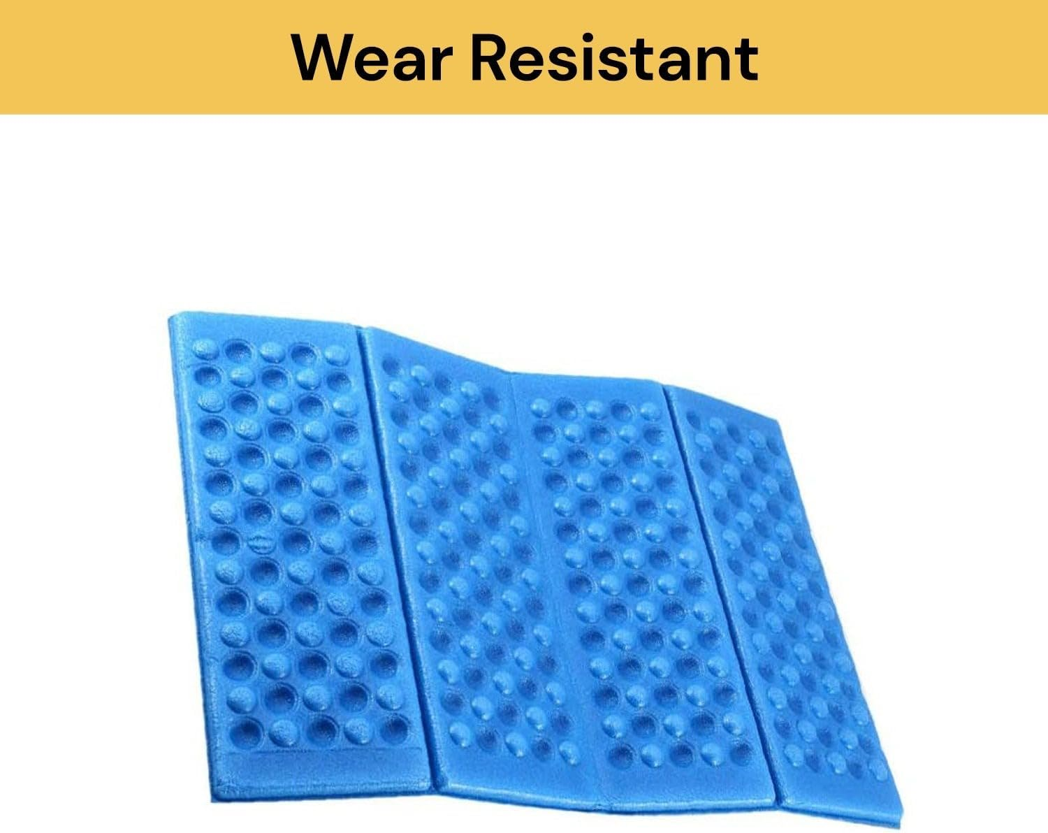 EZONEDEAL Portable Ultralight Mini Waterproof Folding Mat, Foam Sitting Pad for Outdoor Activities, Hiking Camping Park Picnic Playground Foldable Lightweight Kneeling and Seat Cushion Camping Pad image number 4