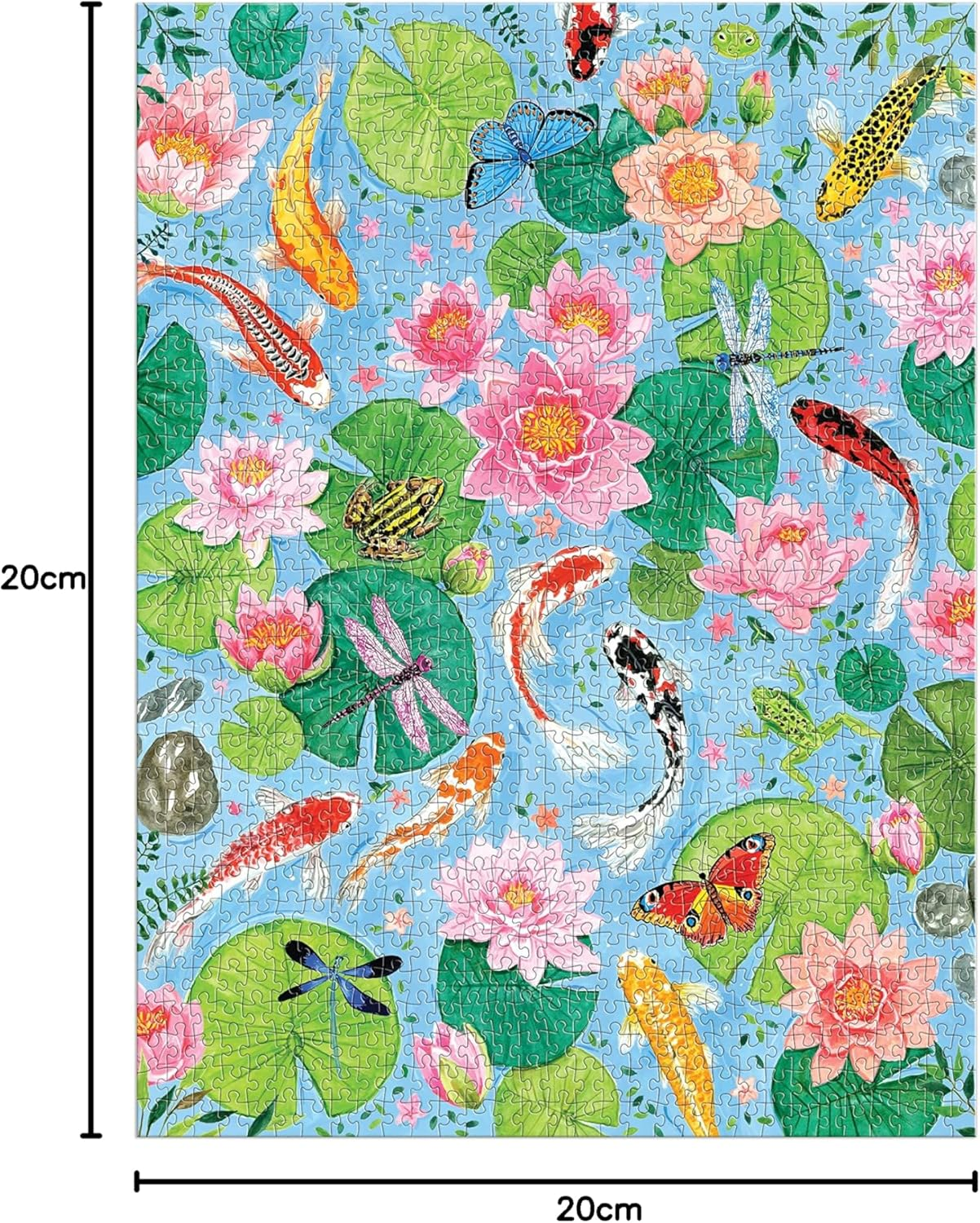 By the Koi Pond Puzzle in Square Box: 1000 Pieces image number 1