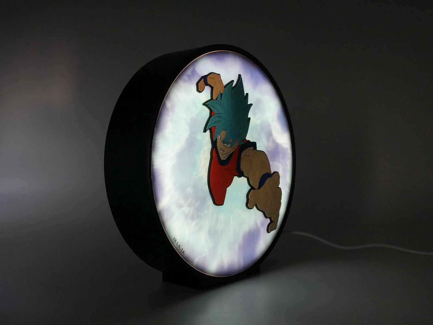 Dragon Ball SUPER - Goku Super Saiyan Blue Light Decoration - 20Cm - USB-C image number 1